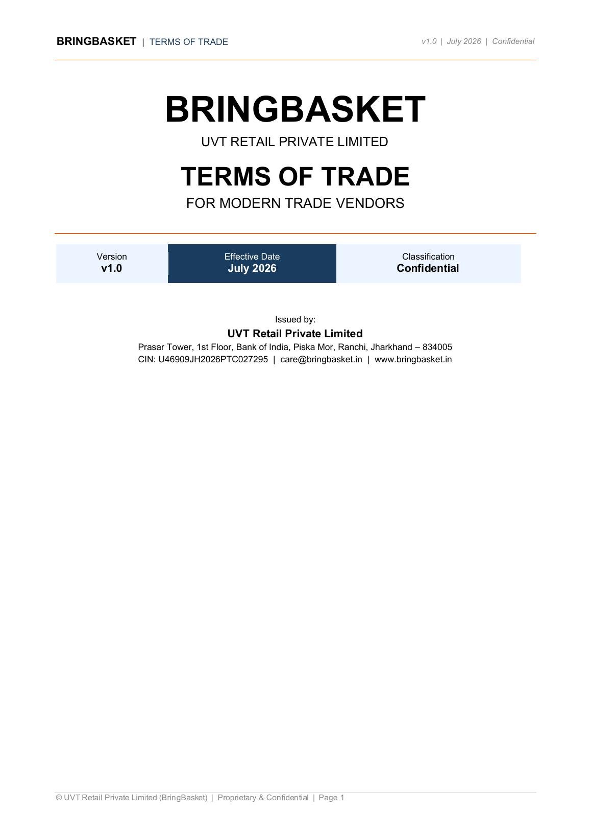 Terms of Trade page 1