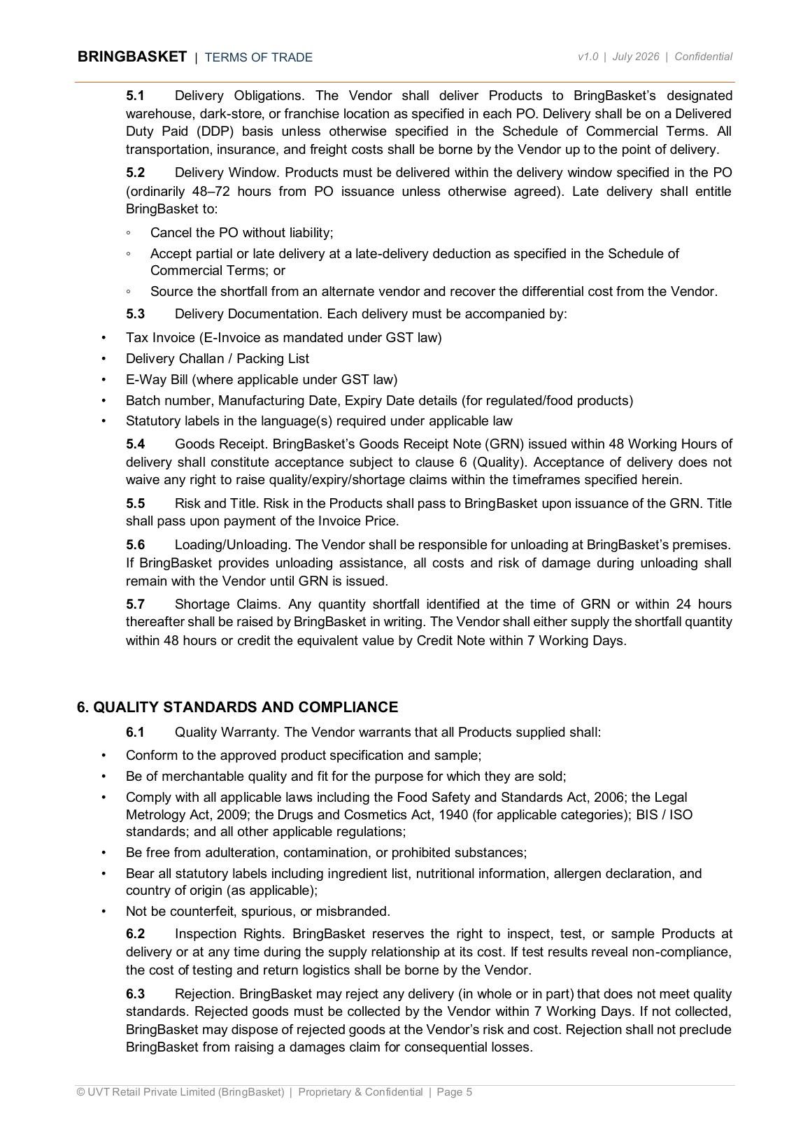 Terms of Trade page 5