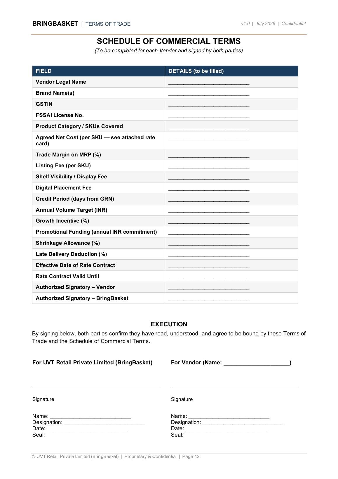 Terms of Trade page 12